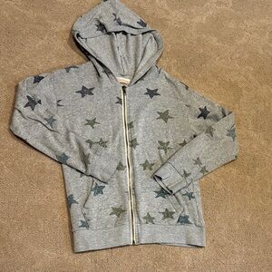 Gray Star Hoodie for Kids